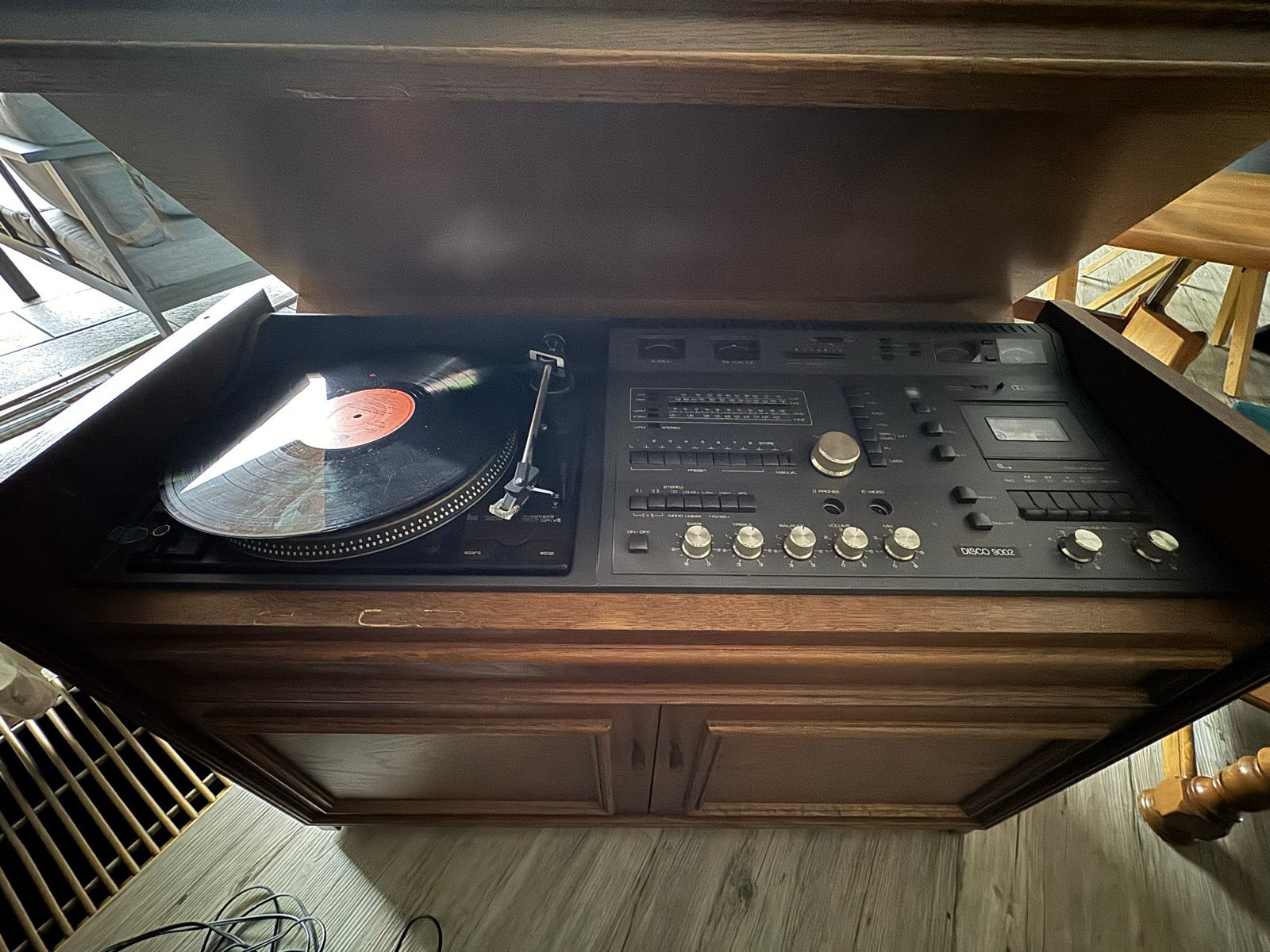 Oude platenspeler, cassettedeck en staande klok, Gebruikt, Cassettedeck, Losse componenten, Ophalen