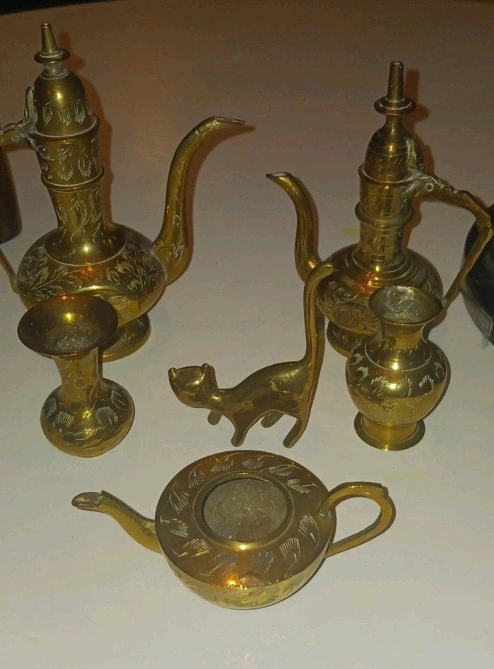 messing decoratieve items, Ophalen of Verzenden