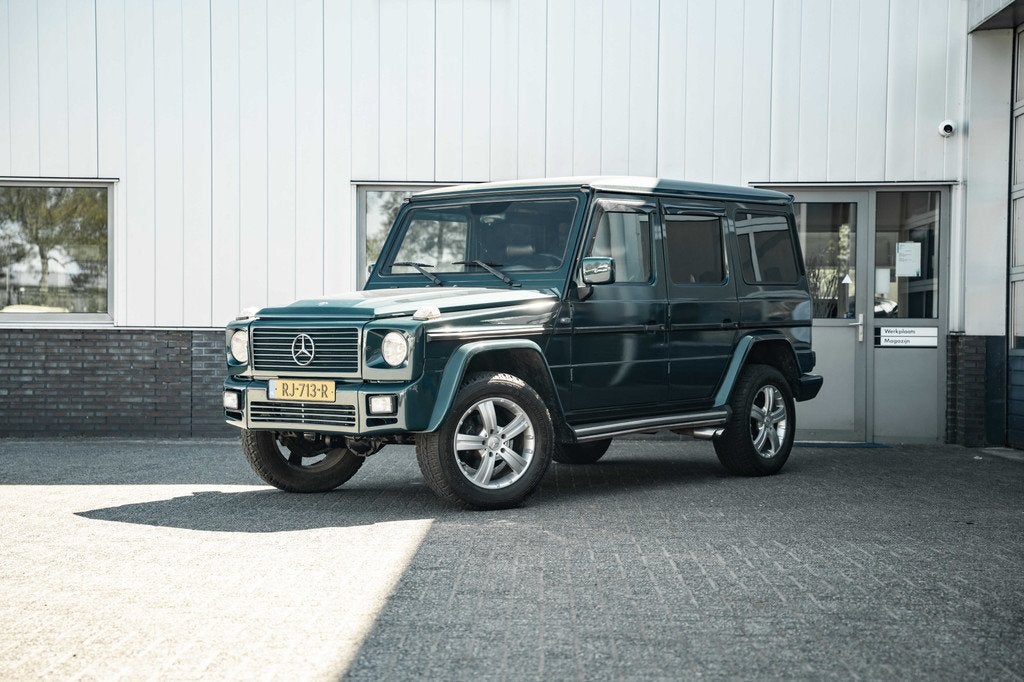 Mercedes-Benz G-Klasse 320 St.Wagon | Youngtimer (bj 1997), Auto's, Oldtimers, Automaat, Zwart, Bedrijf, Startonderbreker
