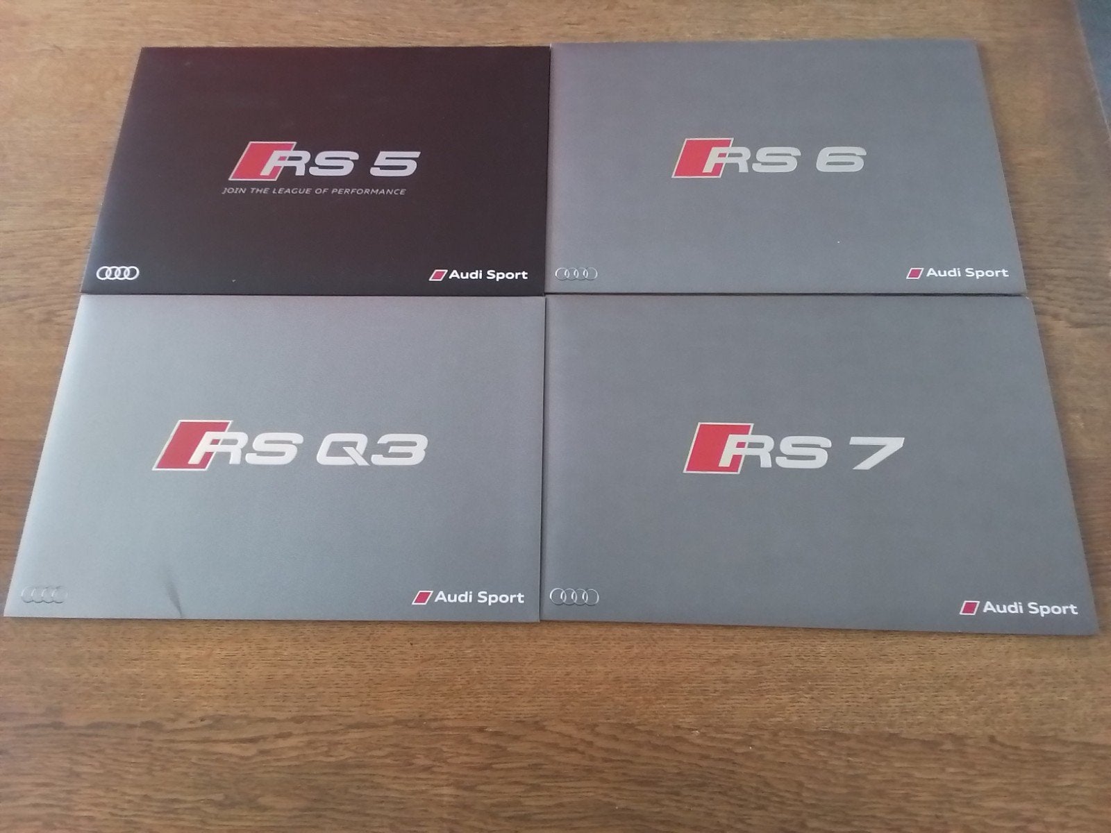 Folders Audi RS5, RS6, RS Q3, RS 7, Ophalen of Verzenden, Zo goed als nieuw, Audi