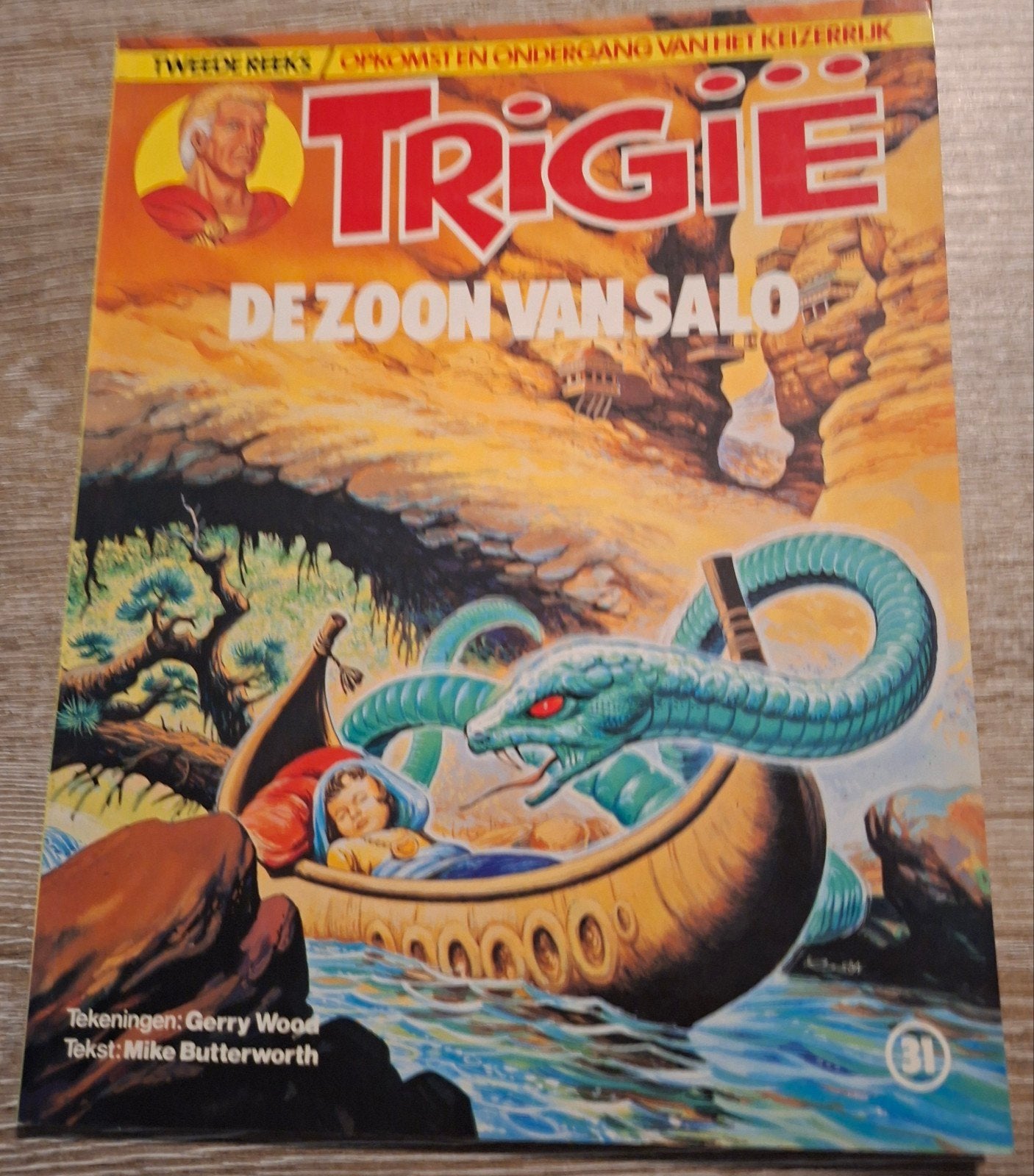 Trigië nr 31 tweede reeks, Eén stripboek, Ophalen of Verzenden, Gelezen