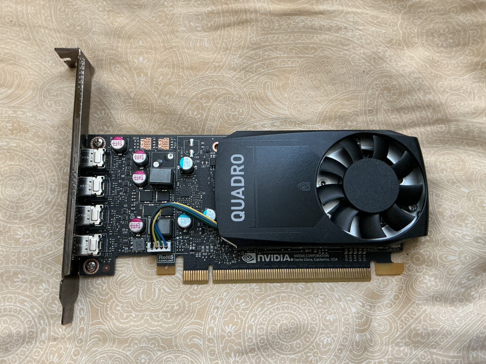 NVIDIA QUADRO P620 2gb., Computers en Software, Videokaarten, PCI-Express 3, Gebruikt, DisplayPort, Ophalen of Verzenden
