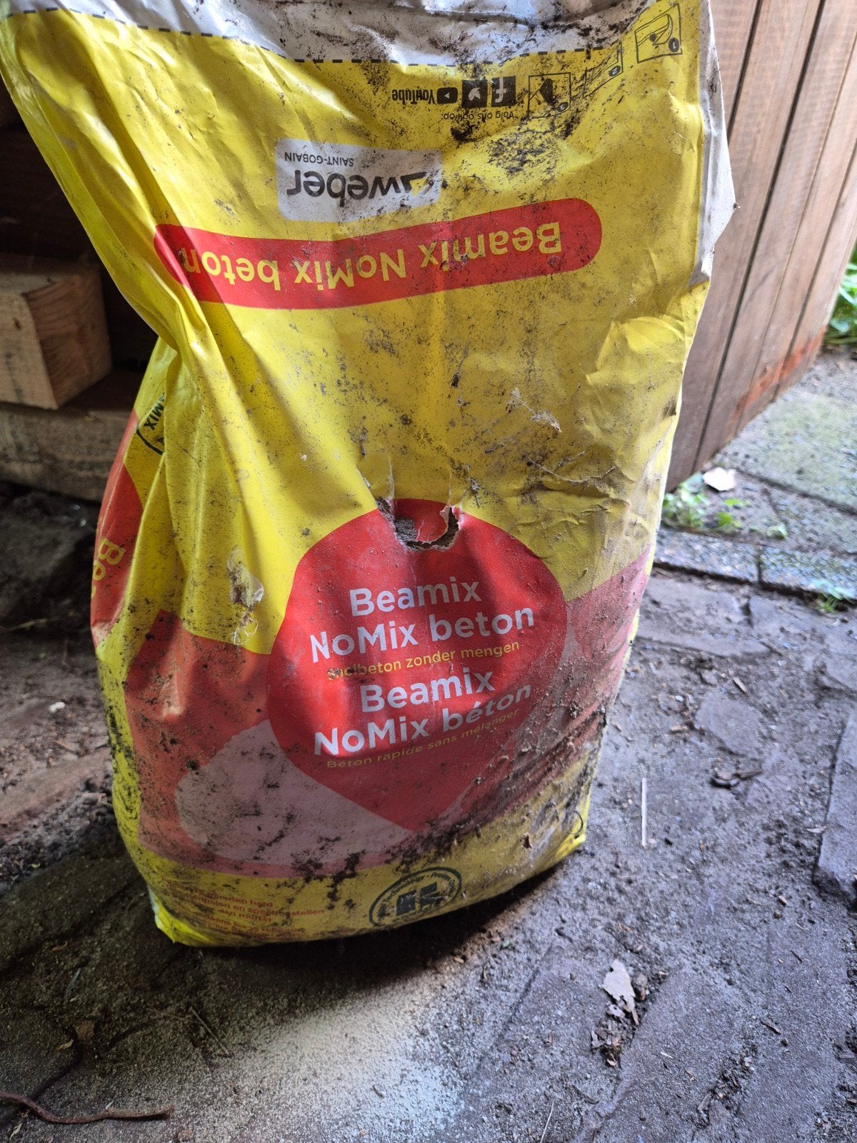 Beamix NoMix beton, Ophalen