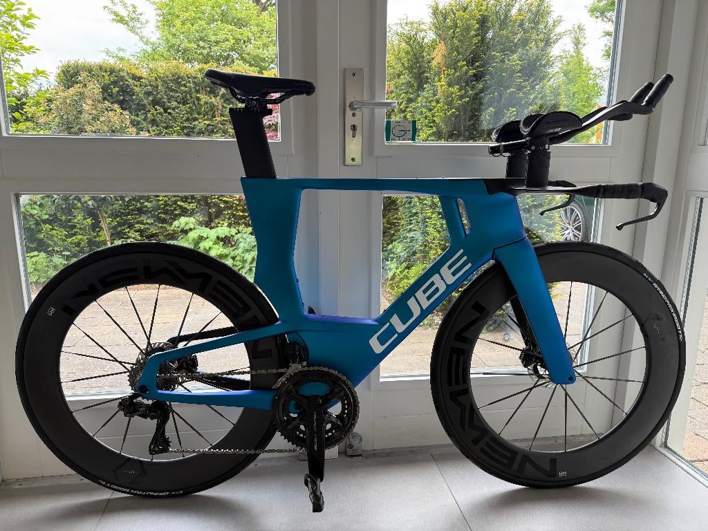 CUBE AERIUM C:68X SLT NEBULA/WHITE MAAT L TRIATHLON, Fietsen en Brommers, Carbon, Heren, Nieuw, 57 tot 61 cm