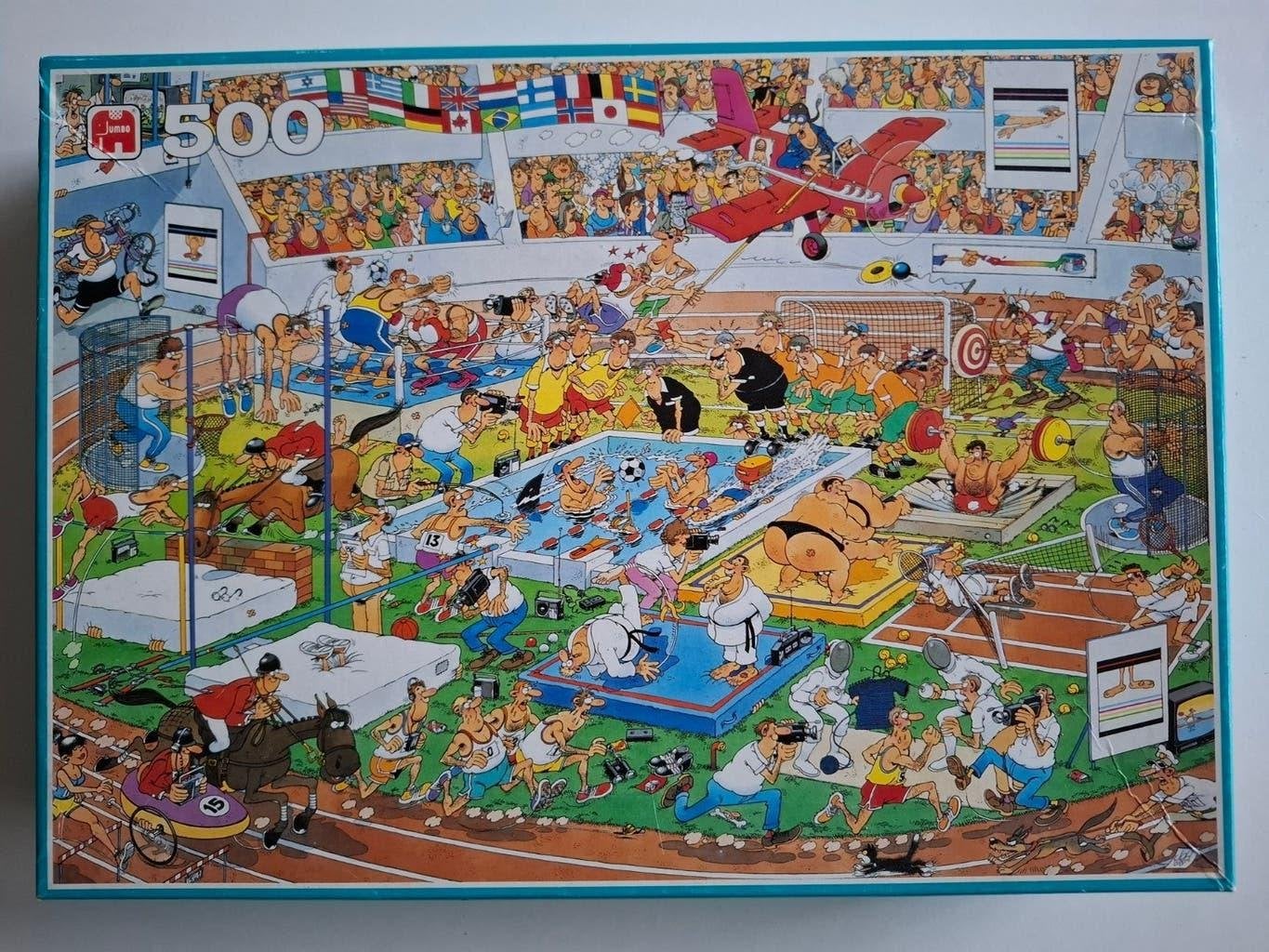 Jan van Haasteren Sportdag Legpuzzel 500 stukjes, Ophalen of Verzenden, 500 t/m 1500 stukjes, Gebruikt, Legpuzzel