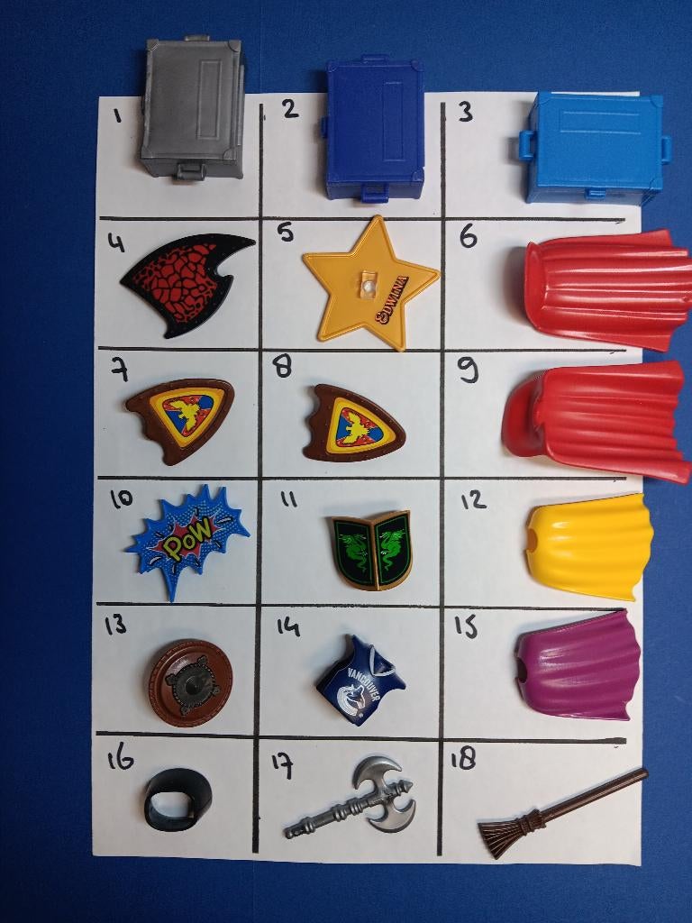 Playmobil Onderdelen BL-01-360 Poppetjes Per vakje 0,20, Verzenden, Gebruikt, Los playmobil
