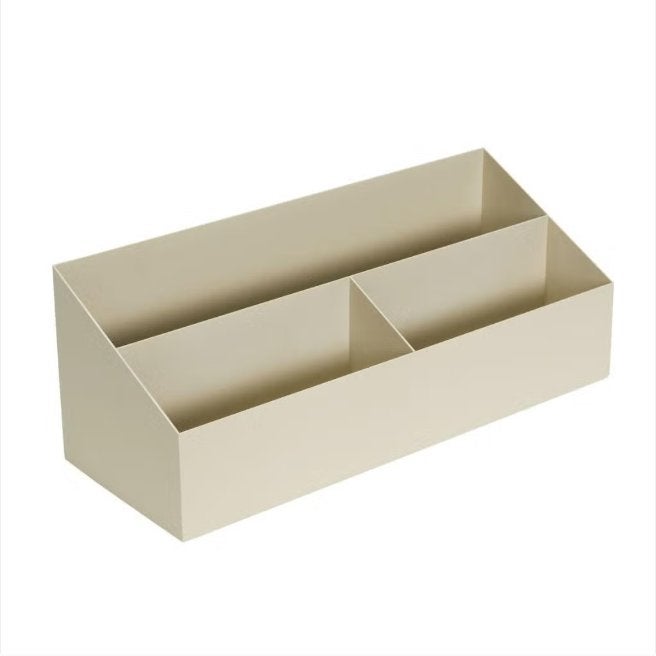 Hubsch bureau organizer staal grijs/groen 15x40x15cm NIEUW!, Ophalen of Verzenden, Nieuw