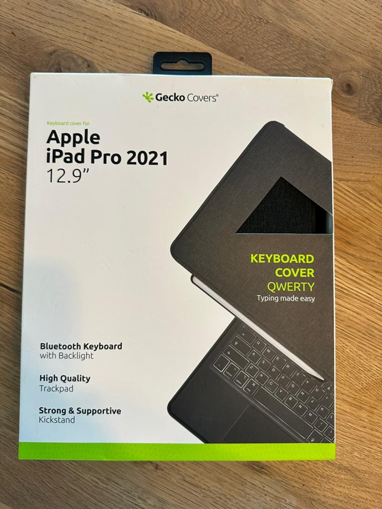 Gecko Covers Keyboard Cover | Apple iPad Pro 12.9” (2021), Ophalen of Verzenden, Nieuw, 12 inch