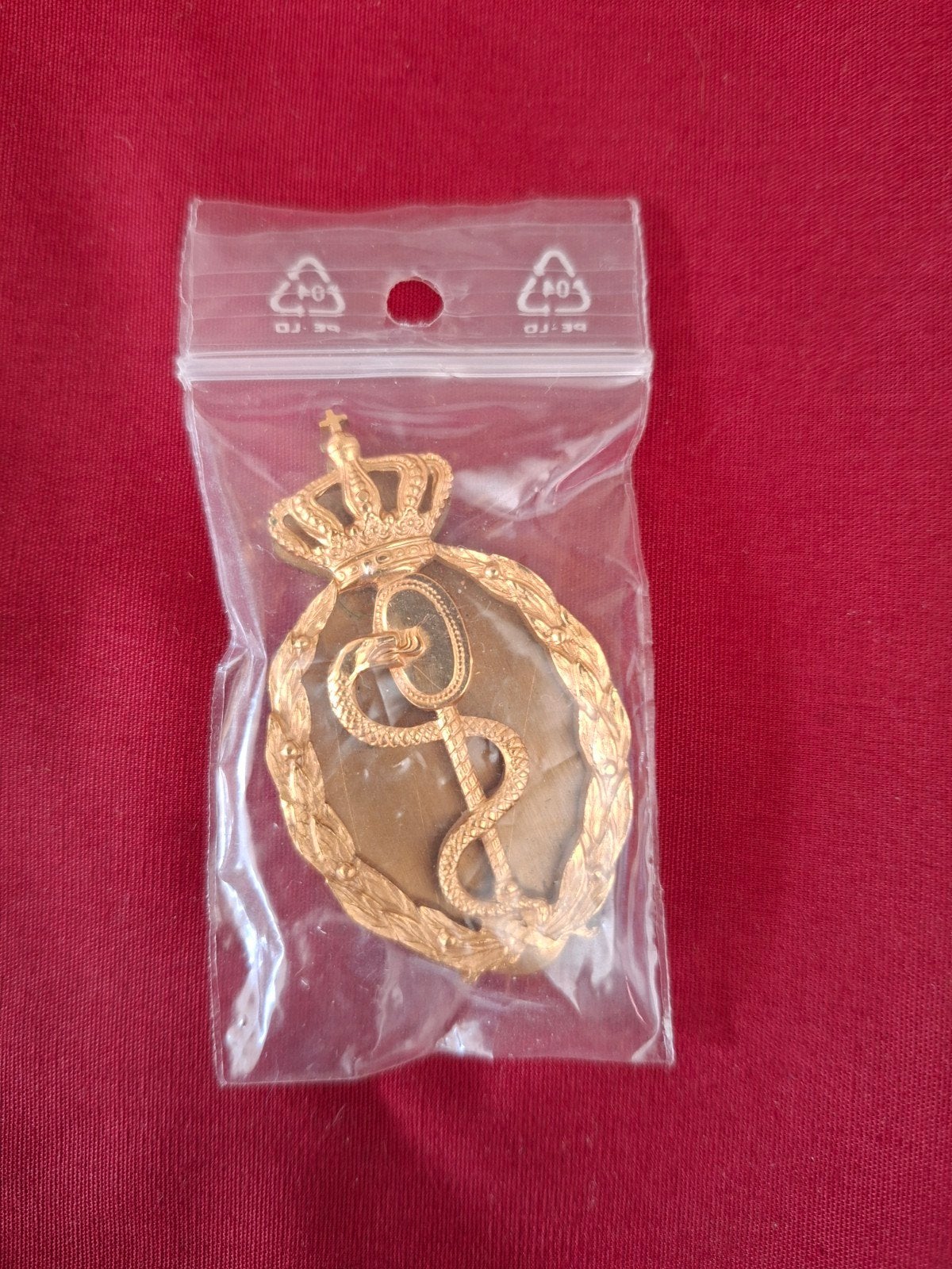 Borstbrevet Militair Geneeskundige Bekwaamheid, Verzamelen, Ophalen of Verzenden, Marine, Nederland, Embleem of Badge
