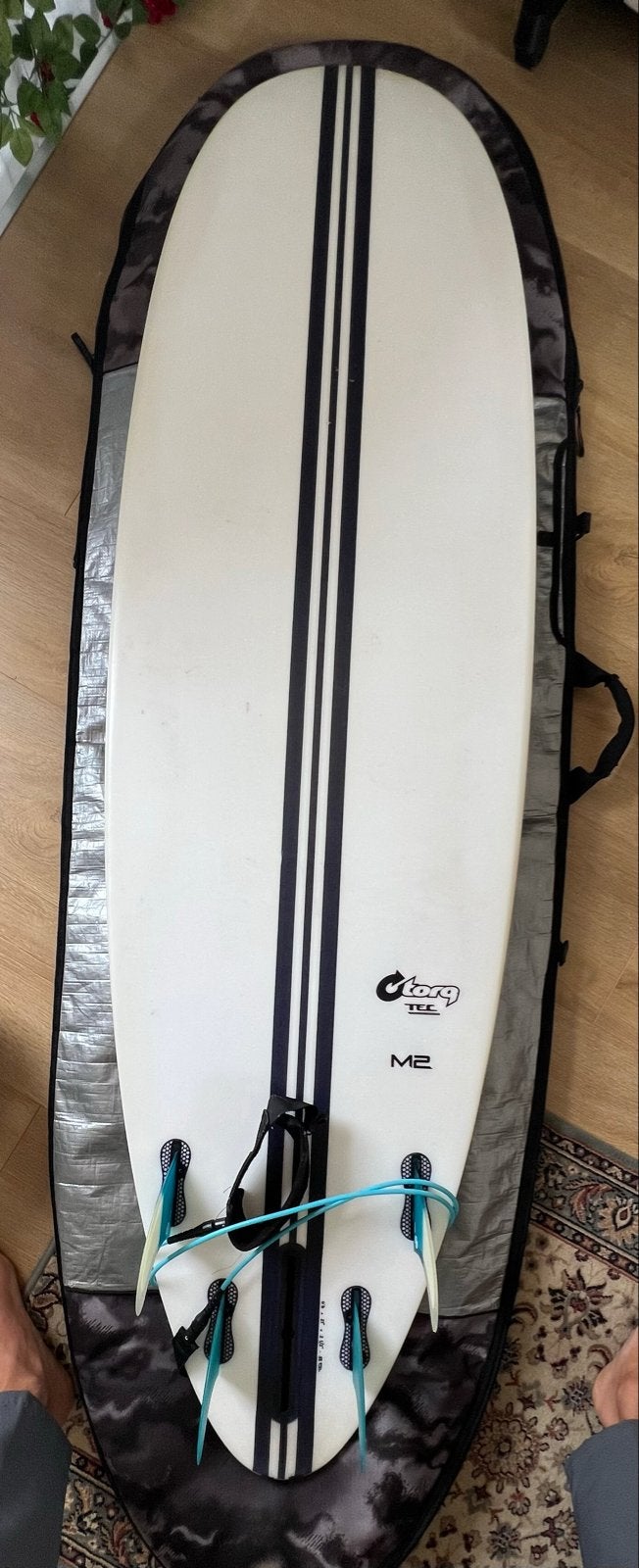 Torq TEC M2 Funboard Surfplank 6'6, Ophalen, Zo goed als nieuw, Funboard, Met vinnen