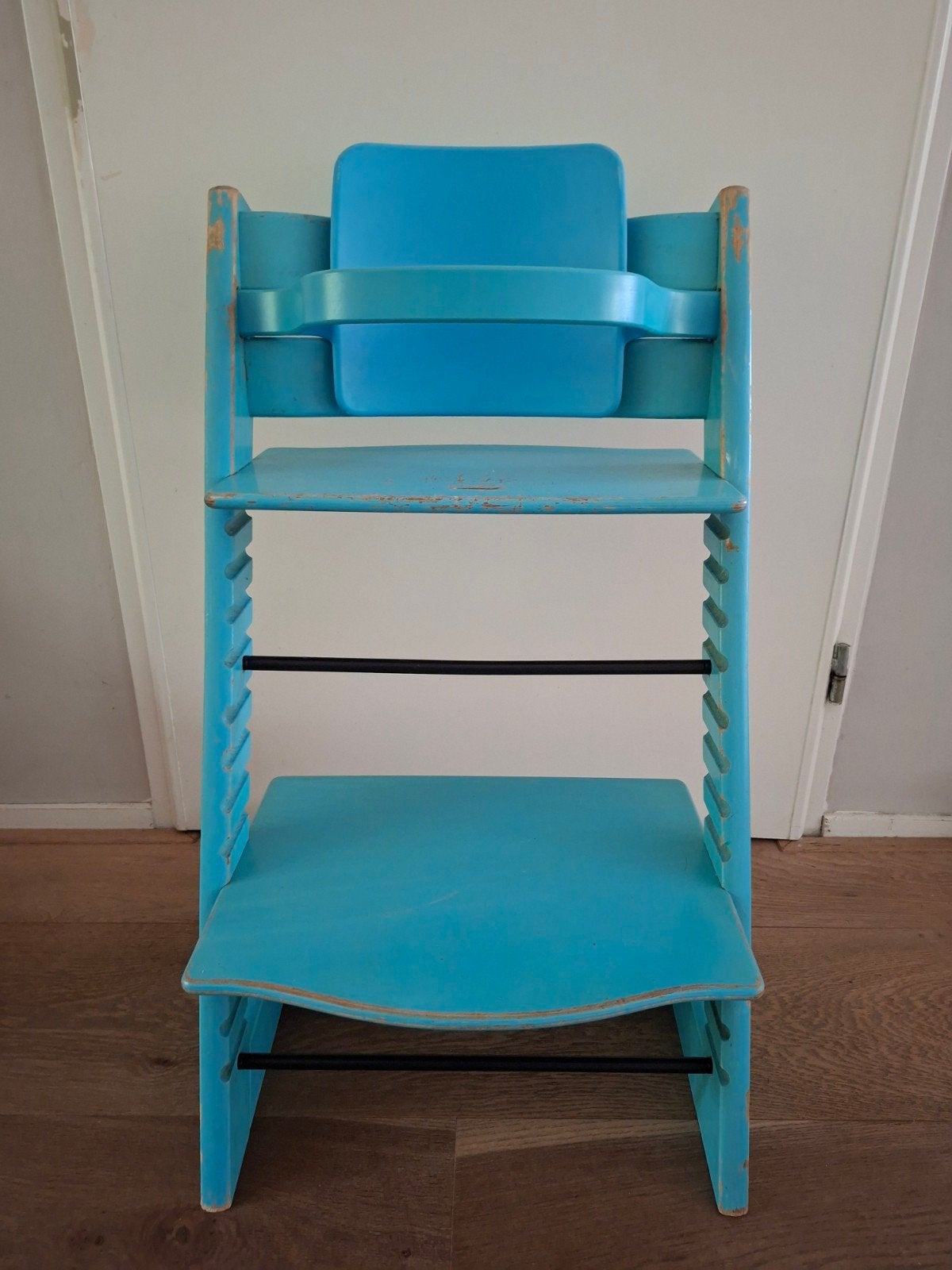 Stokke Tripp Trapp meegroeistoel - Blauw, Ophalen, Gebruikt, Meegroeistoel, Stoelverkleiner