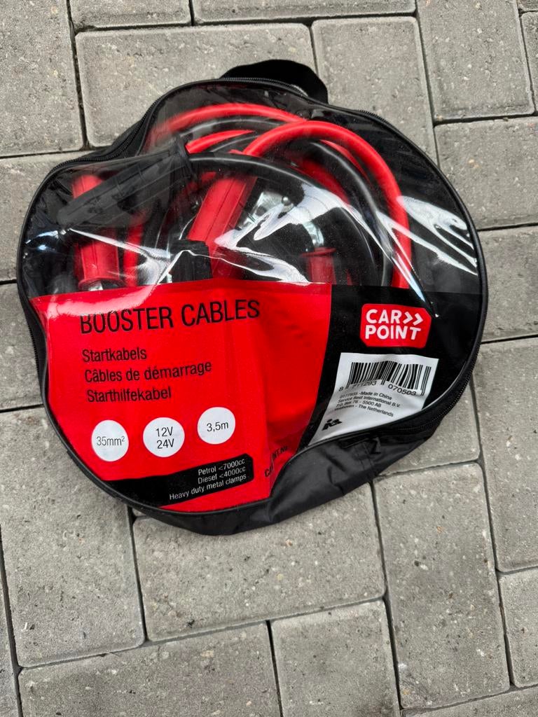 Booster cables / startkabels 35 mm2 en 3,5 meter lang, Ophalen of Verzenden, Nieuw
