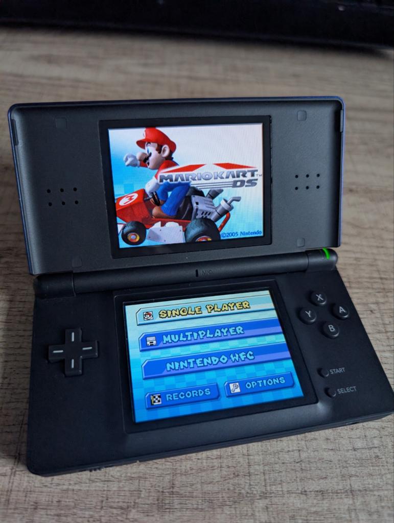 Nintendo DS Lite + doos + M3 Zero kaart, Ophalen of Verzenden, DS Lite