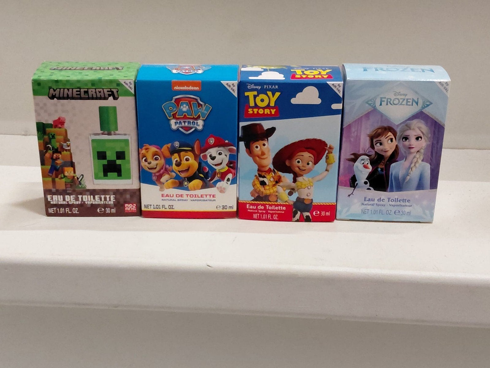 Air-Val Kinderparfums Minecraft-Paw Patrol-Toy Story-Frozen, Sieraden, Tassen en Uiterlijk, Verzenden, Nieuw