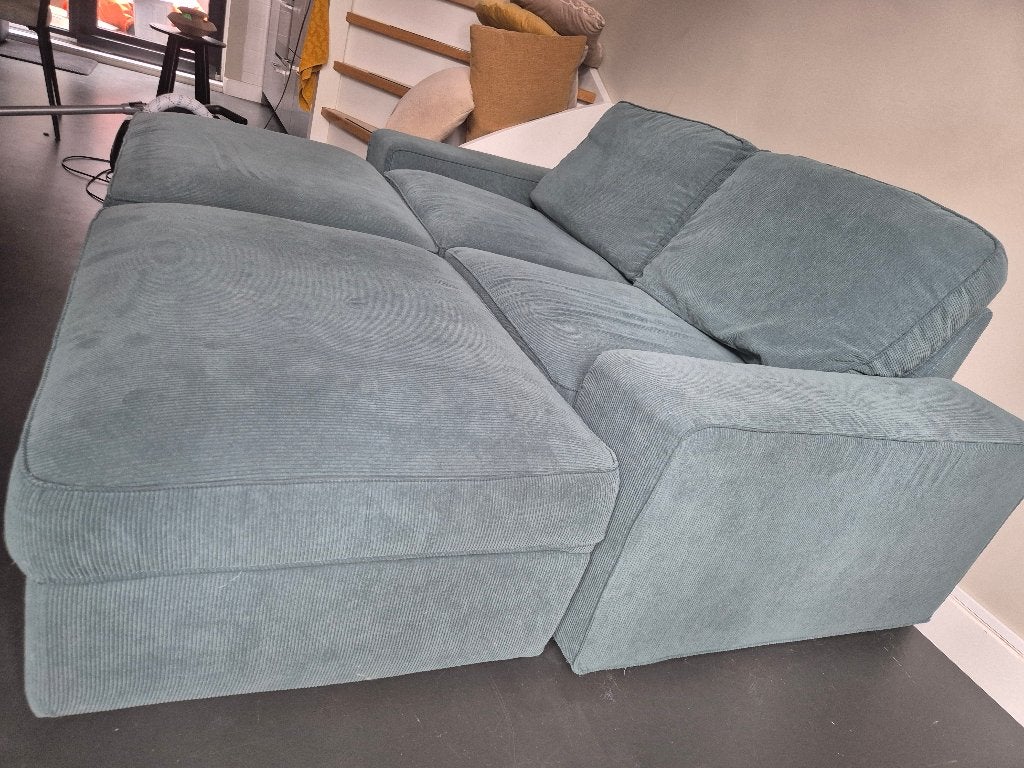 IKEA KIVIK 2-zits met 2 chaise longues - Zo goed als nieu, Ophalen, Driepersoons, 75 tot 100 cm, Zo goed als nieuw