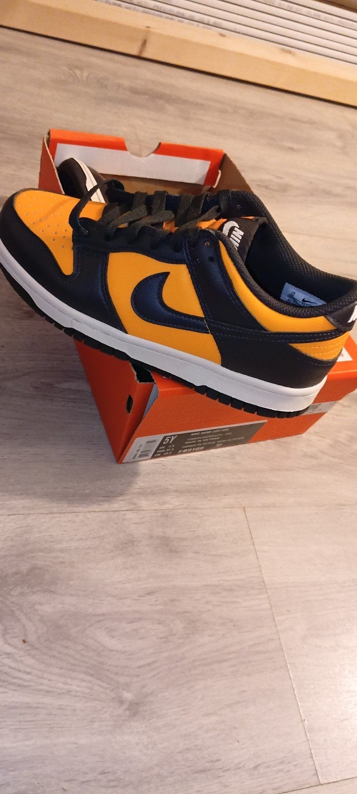 Nieuwe Nike Dunk Low (GS) Sundial/Anthracite - Sail, Ophalen, Jongen of Meisje, Schoenen, Nieuw