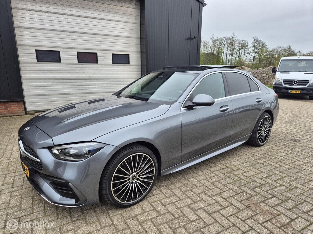 Mercedes C-klasse 300 de AMG Line Plus Pano Burmester Headup, Auto's, Automaat, Achterwielaandrijving, Euro 6, 4 cilinders