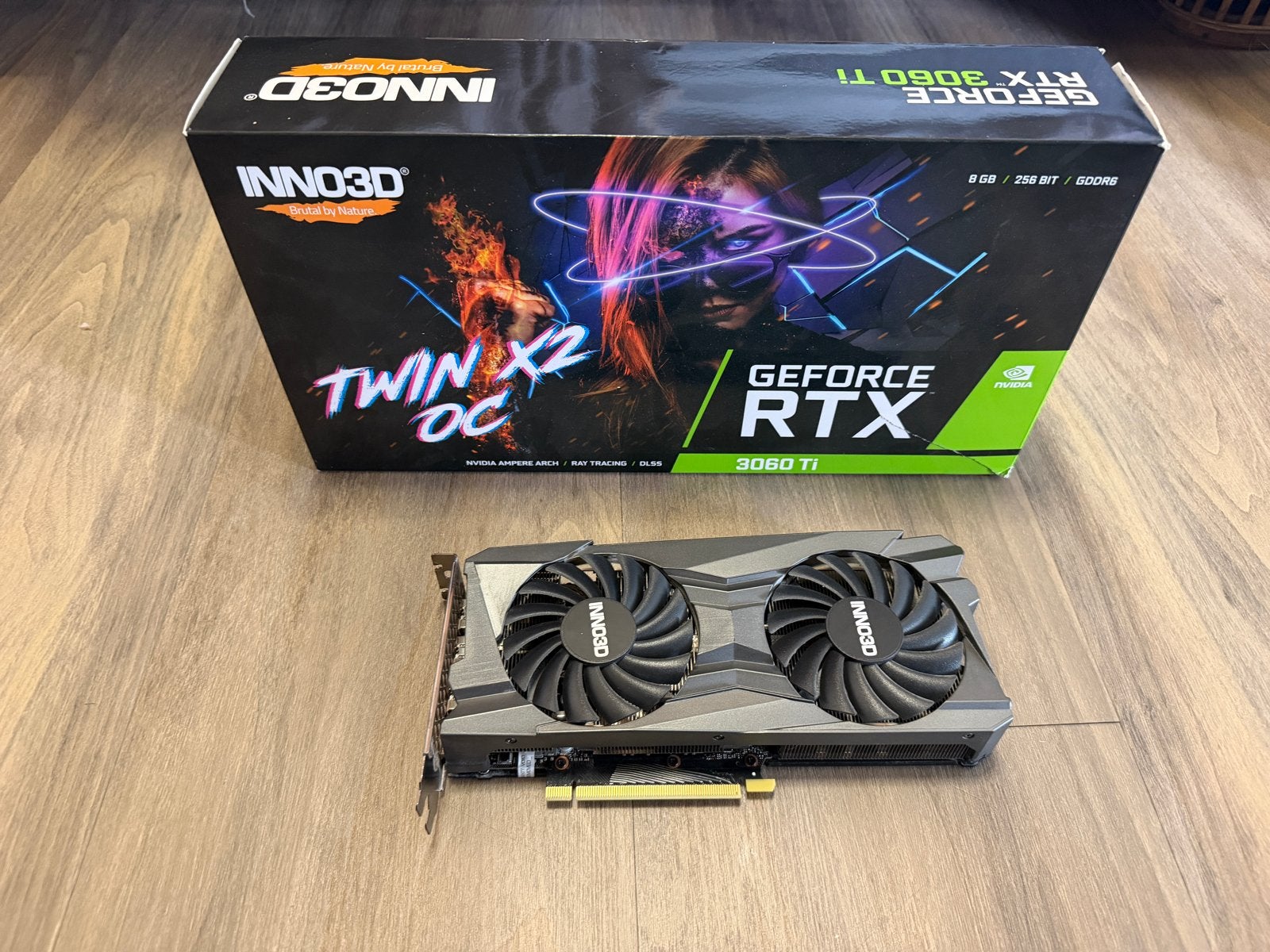 INNO3D GeForce RTX 3060 Ti Twin X2 OC, Computers en Software, Videokaarten, HDMI, GDDR6, PCI-Express 4, Ophalen of Verzenden