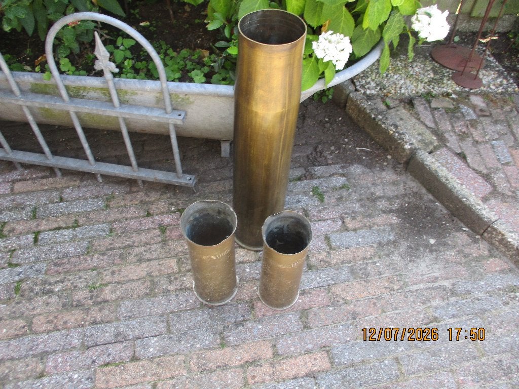 koperen  hulzen 10.kilo* 1944, Verzamelen, Ophalen, Landmacht, Nederland, Hulzen of Bodemvondsten