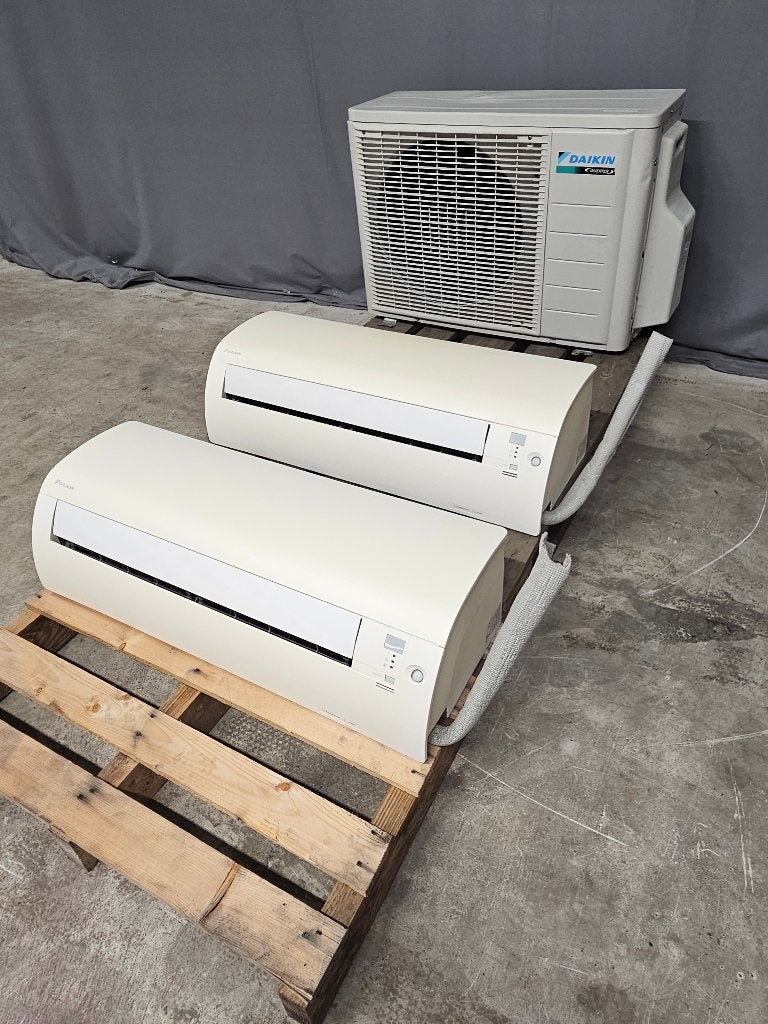 Refurbished 2x wand airco Daikin multi split 5 kW, Koelen en Ontvochtigen, Timer, Refurbished, 3 snelheden of meer