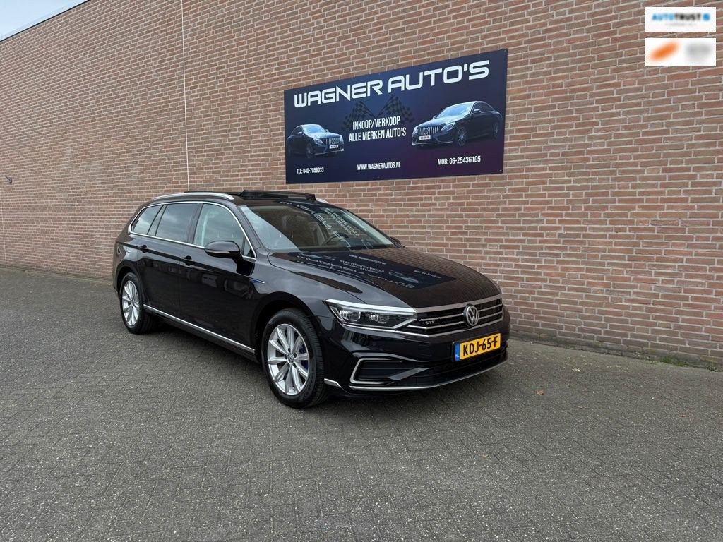 Volkswagen Passat Variant 1.4 TSI PHEV GTE Business Panorama, Gebruikt, Zwart, Hybride Elektrisch/Benzine, 1600 kg