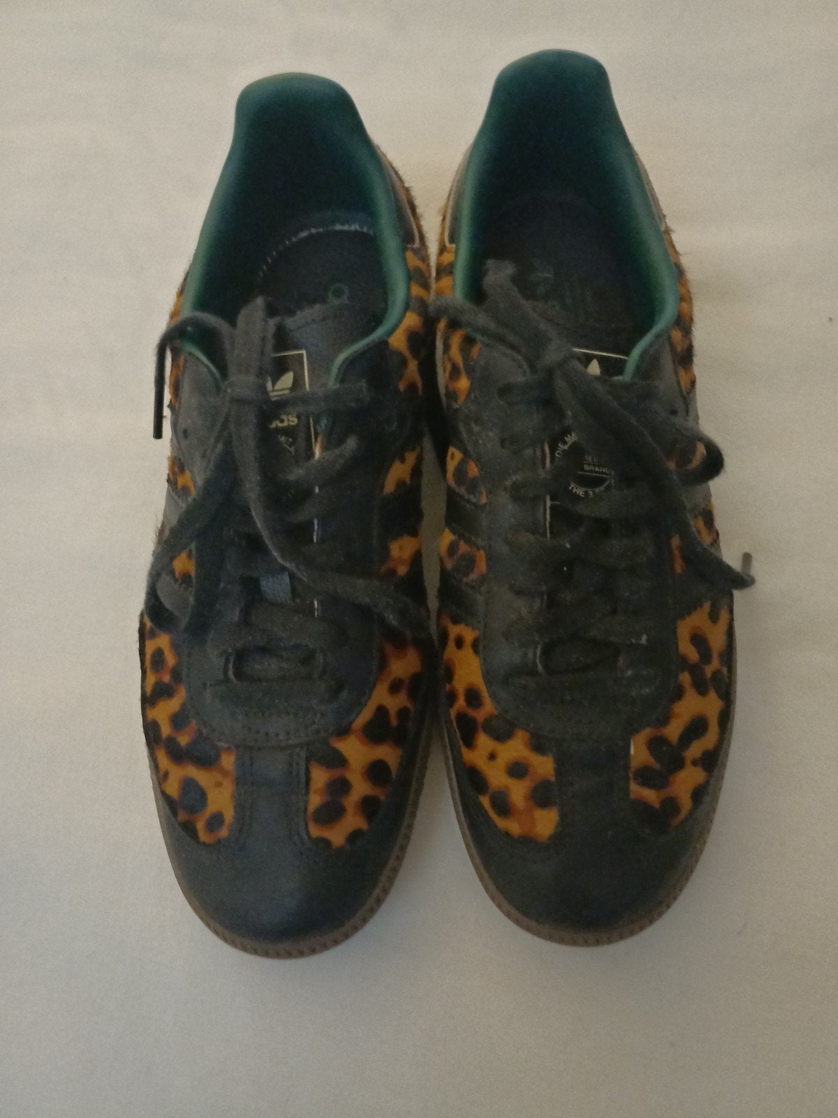 Adidas Samba Panterprint Groen Zwart Maat 40.5, Adidas, Zwart, Ophalen of Verzenden, Sneakers of Gympen