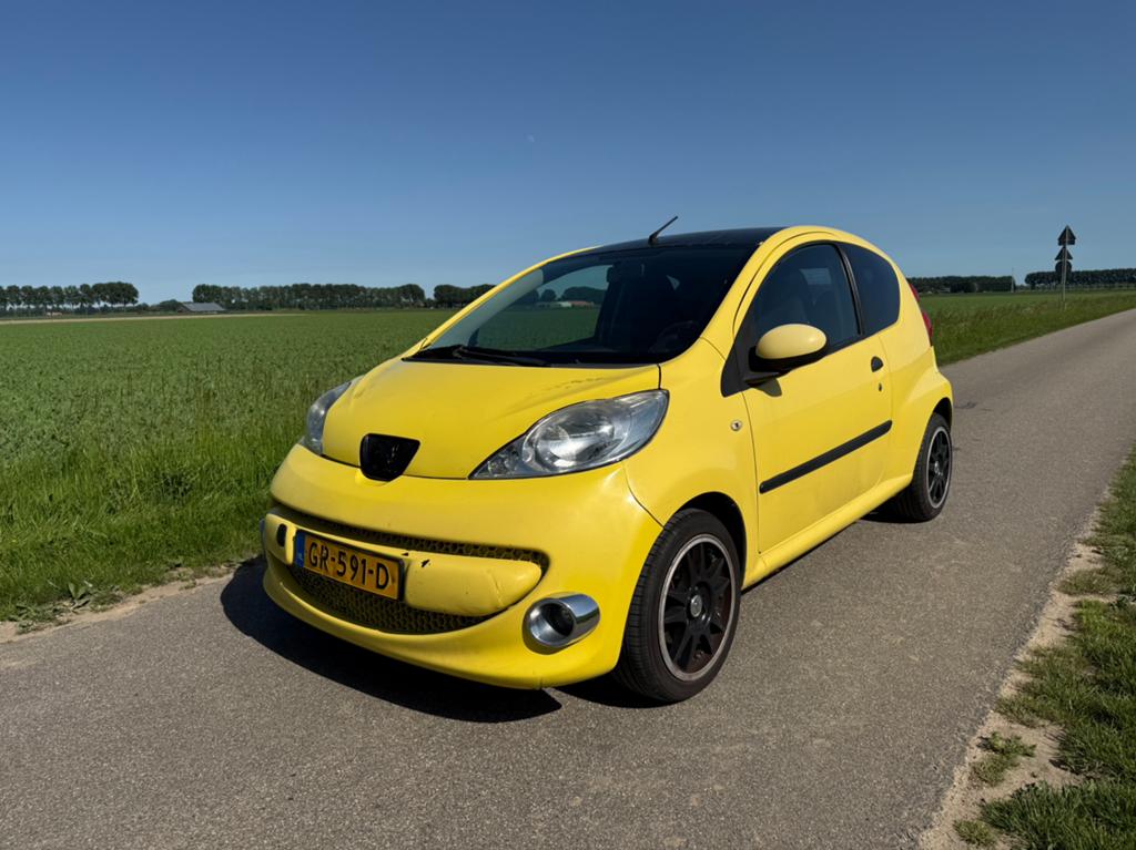 Peugeot 107 1.0 12V 3DR 2006, Auto's, Peugeot, Voorwielaandrijving, Stof, 765 kg, 4 stoelen