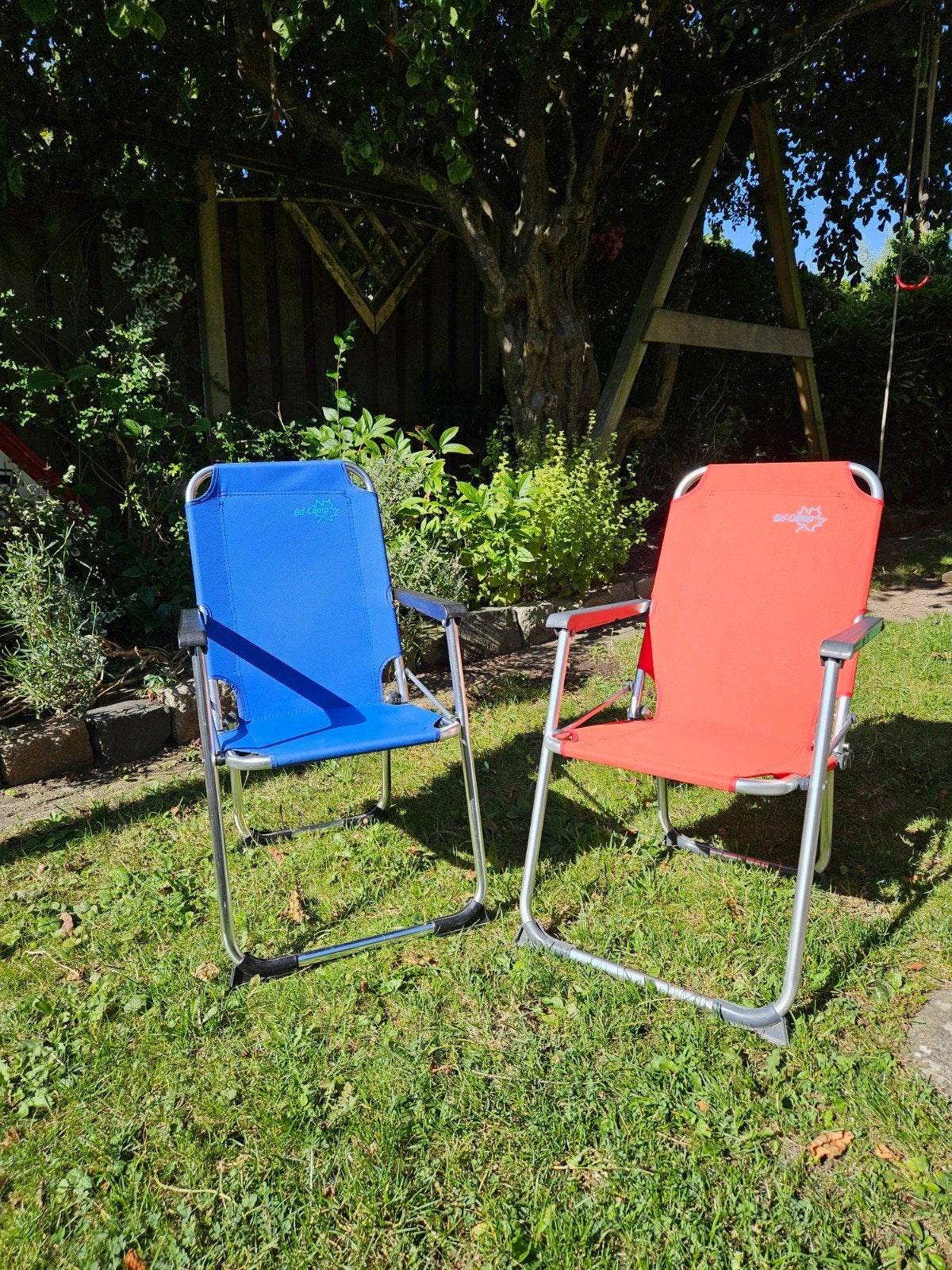 2 Bo-camp kinder klapstoelen, Caravans en Kamperen, Kampeermeubelen, Ophalen, Zo goed als nieuw, Campingstoel