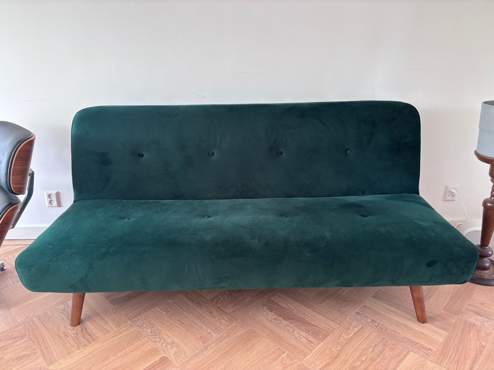 Jysk Juvre slaapbank, Huis en Inrichting, Banken | Sofa's en Chaises Longues, Ophalen, 150 tot 200 cm, Tweepersoons, 75 tot 100 cm
