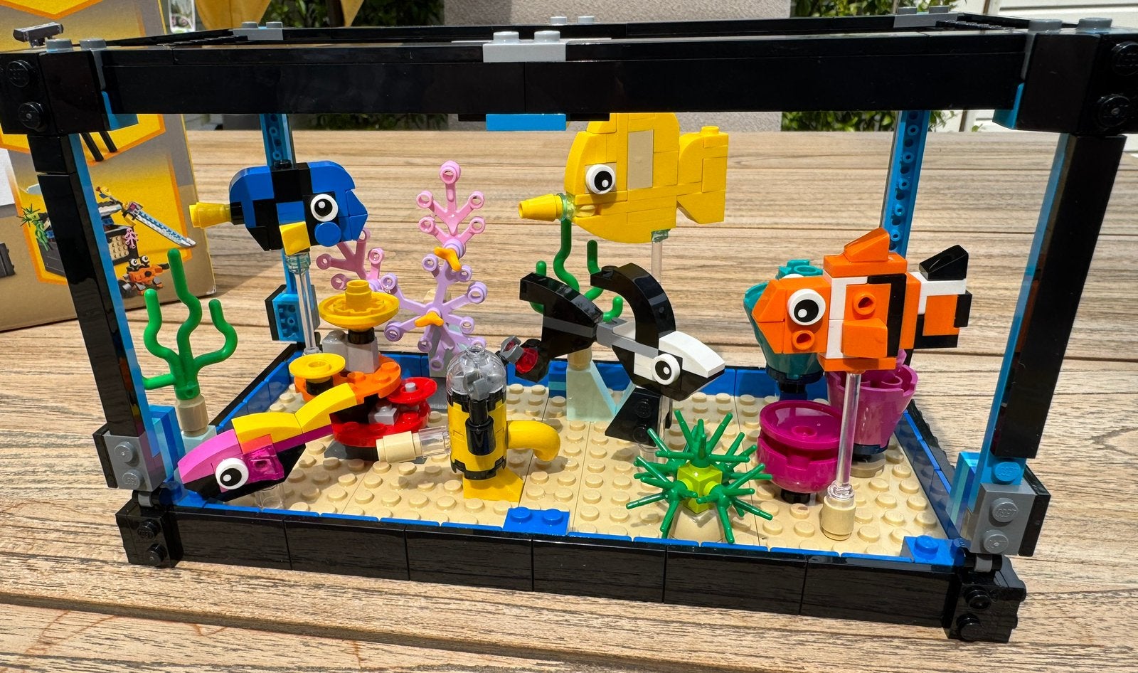 Aquarium Lego ( 3 in 1 ), Ophalen of Verzenden, Zo goed als nieuw