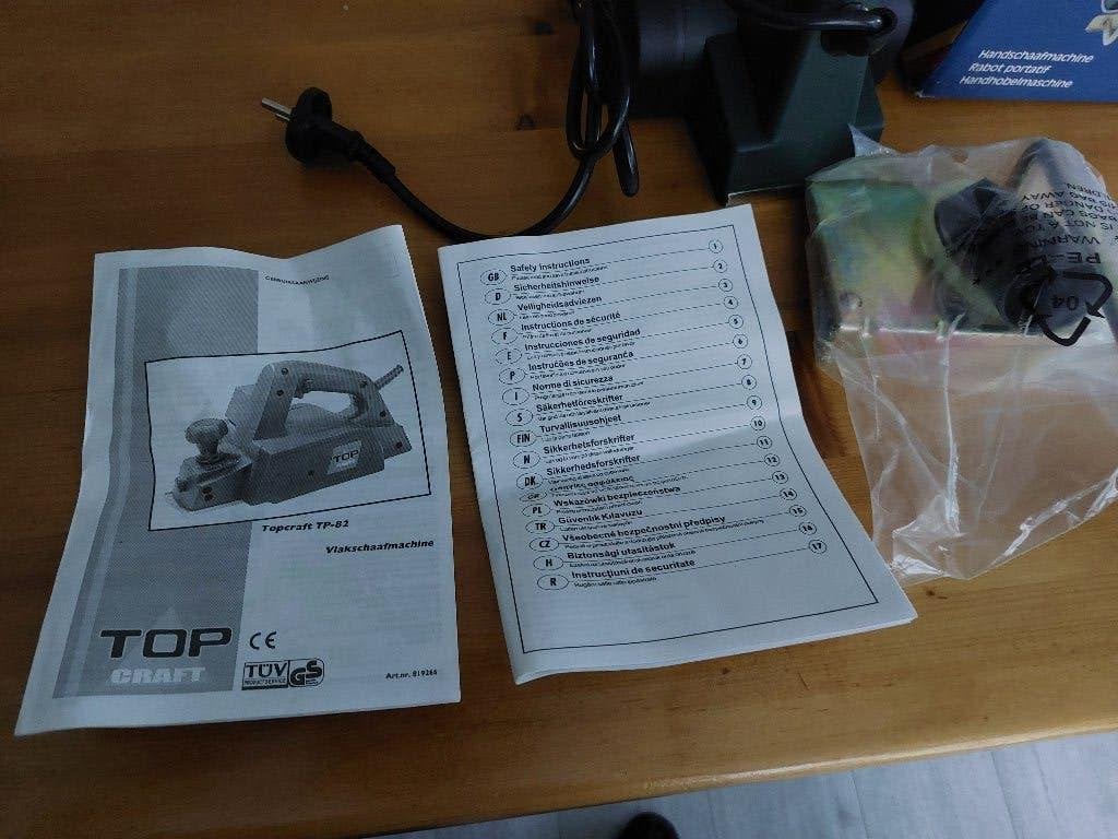 Top Craft TP-82 Vlakschaafmachine - Zo goed als nieuw, Ophalen, Zo goed als nieuw, Elektrisch