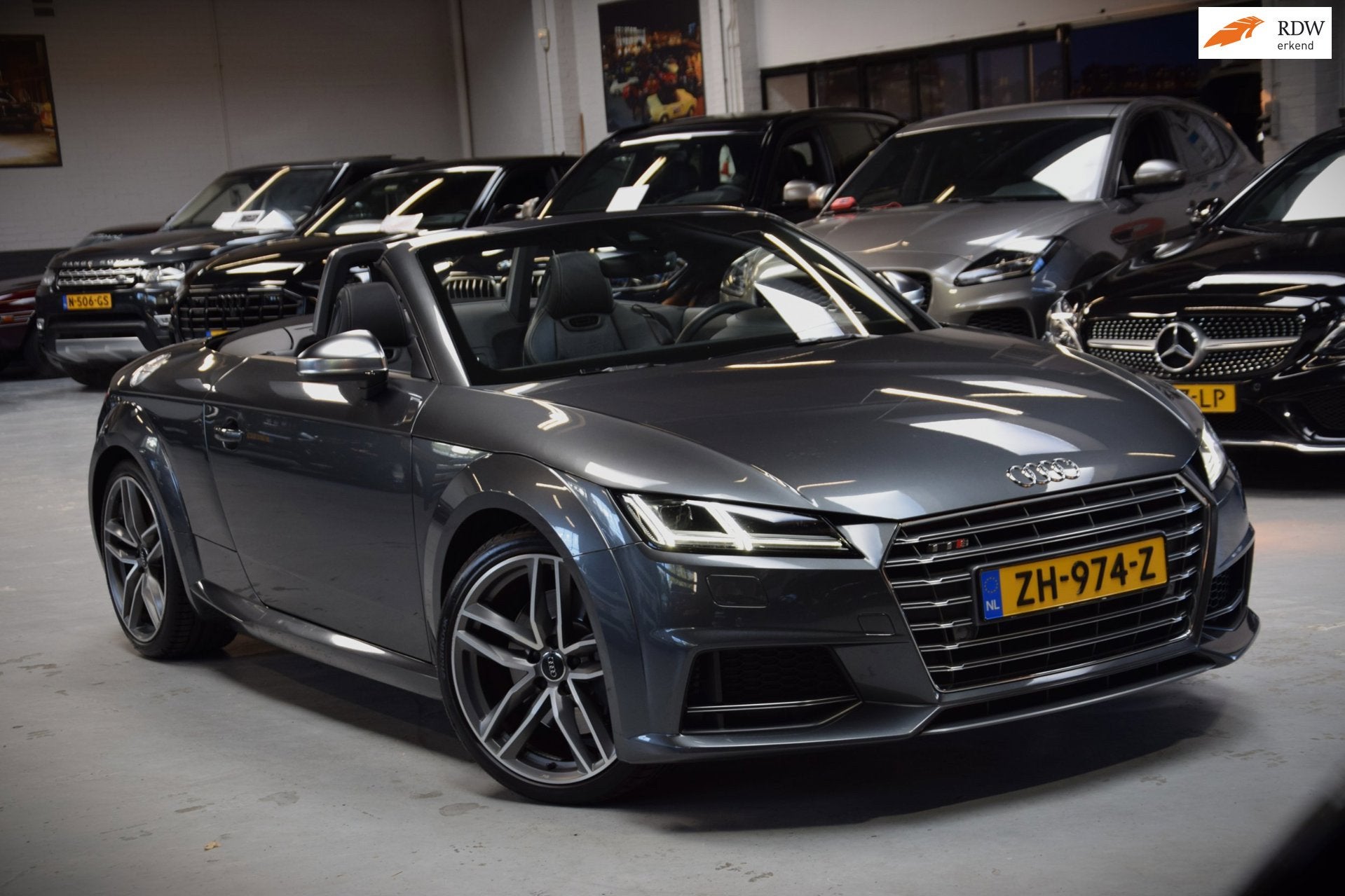 Audi TT Roadster 2.0 TFSI TTS Quattro|Navi|310pk!|Dealer ond, Automaat, Dealer onderhouden, TT, Gebruikt