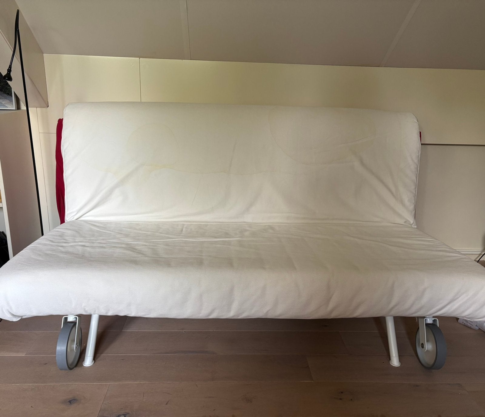 IKEA Beddinge slaapbank - wit, Huis en Inrichting, Gebruikt, Wit, Tweepersoons, 200 cm