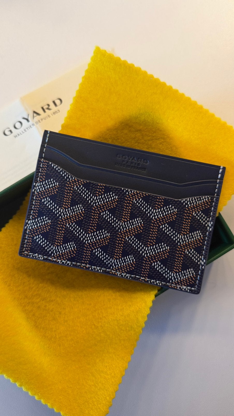 Goyard Pashouder Blauw, Verzenden, Nieuw, Blauw