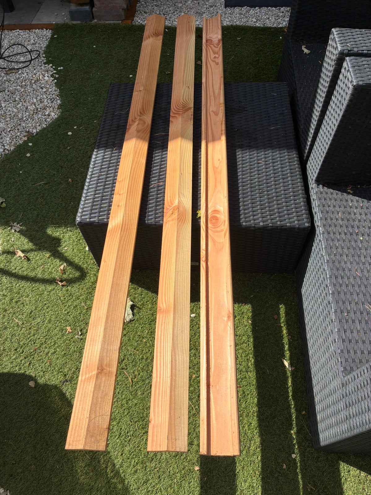 Piramide afdeklat/profiel  voor schutting – Douglas – 180 cm, Ophalen, Nieuw, 180 tot 250 cm, Planken