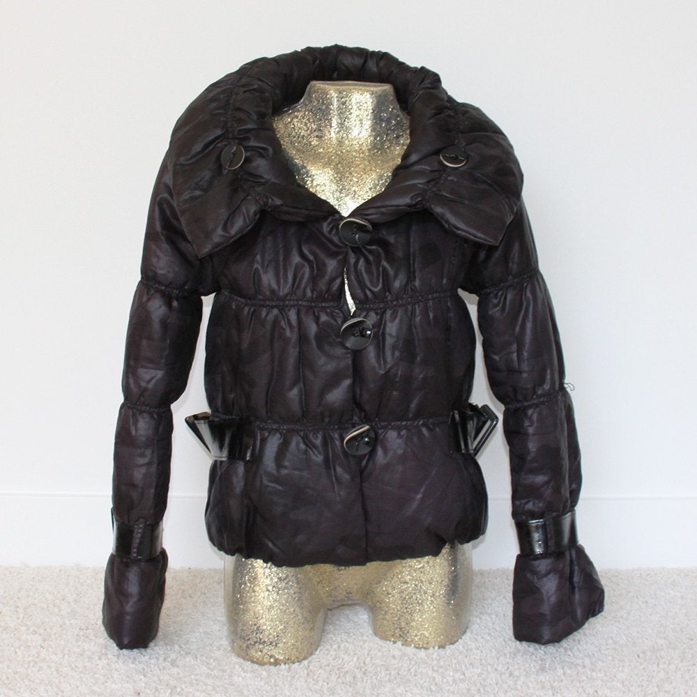 Mooie Charfen Jas (M) € 25,-, Kleding | Dames, Maat 38/40 (M), Zwart, Ophalen of Verzenden, Zo goed als nieuw
