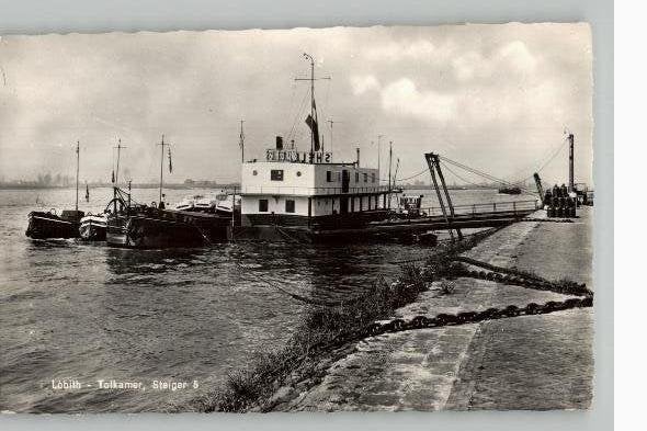 Lobith Tolkamer Steiger 5  SHELL tankboot NL/Duitse grens, Verzenden, 1940 tot 1960, Ongelopen, Gelderland