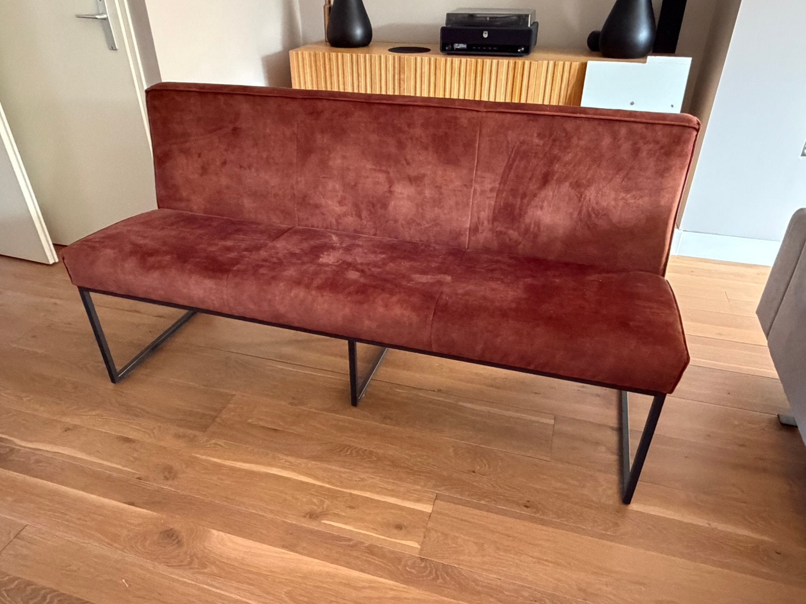 Te koop: Eetkamerbank, Ophalen, Zo goed als nieuw, Minder dan 4 stoelen