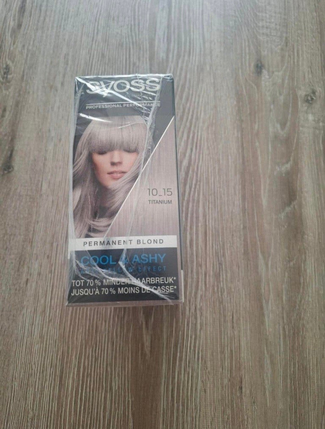3x SYOSS Color baseline 10-15 Titanium haarverf (276), Ophalen of Verzenden, Nieuw, Overige typen