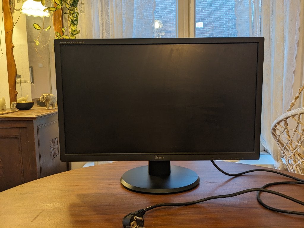iiyama ProLite E2483HS 24 inch Full HD Monitor, Ophalen, Gebruikt, DisplayPort, Ilyama
