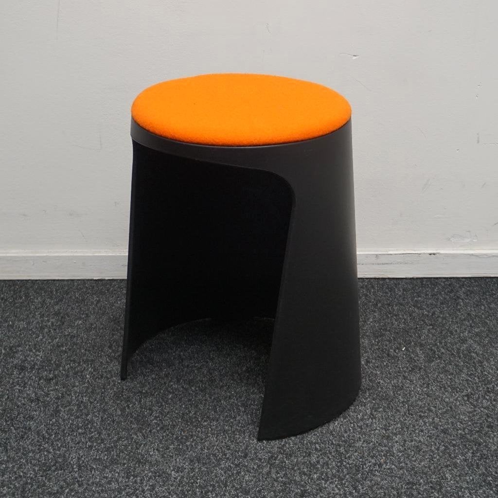 Sellex Handy Kruk | Poefje | Zit Hoogte 46 cm | Oranje, Kunststof, Gebruikt, -, -
