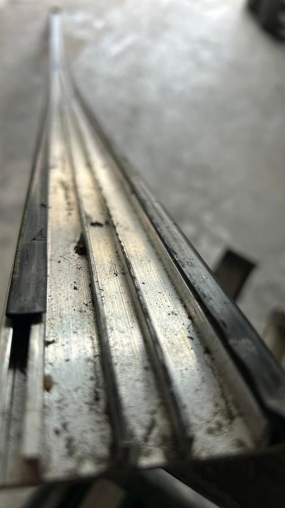 Aluminium strips, Doe-het-zelf en Verbouw, Ophalen, Gebruikt, Aluminium