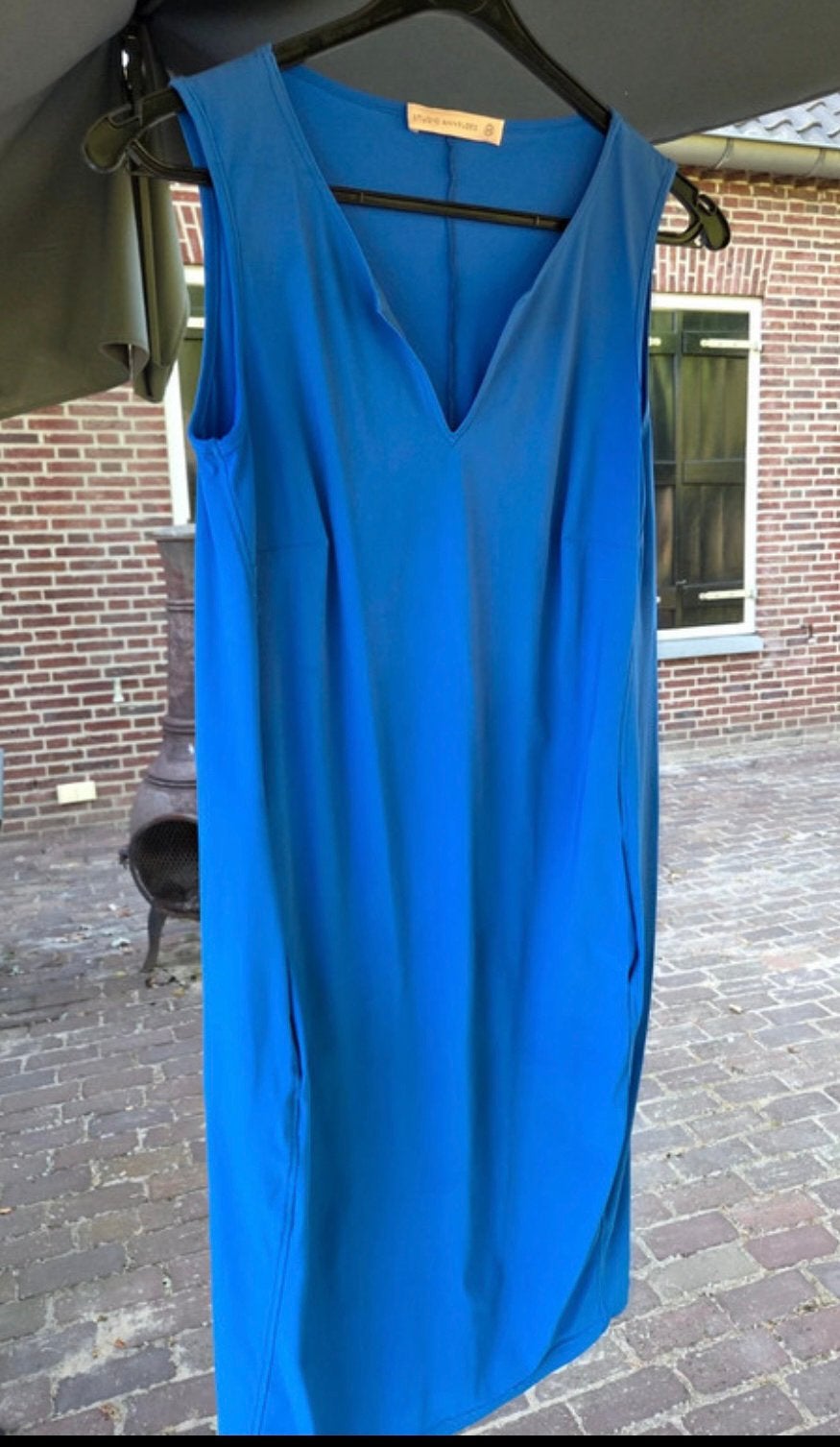 Blauwe Studio Anneloes Simplicity Sleeveles Jurkje in XS, Kleding | Dames, Blauw, Ophalen of Verzenden, Zo goed als nieuw, Maat 34 (XS) of kleiner