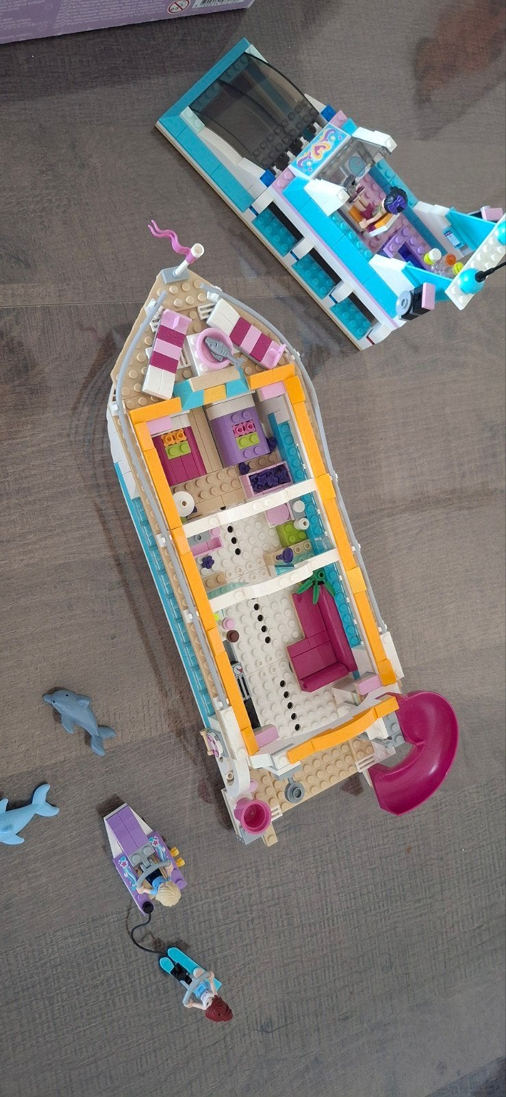 Lego dolfijnenboot (41015), Ophalen of Verzenden, Zo goed als nieuw
