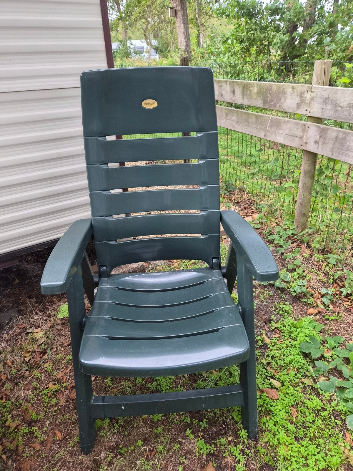 Tuinset: 2 stoelen en 1 tafel, Tuin en Terras, Tuintafels, Ophalen of Verzenden, Gebruikt, Ovaal, Kunststof
