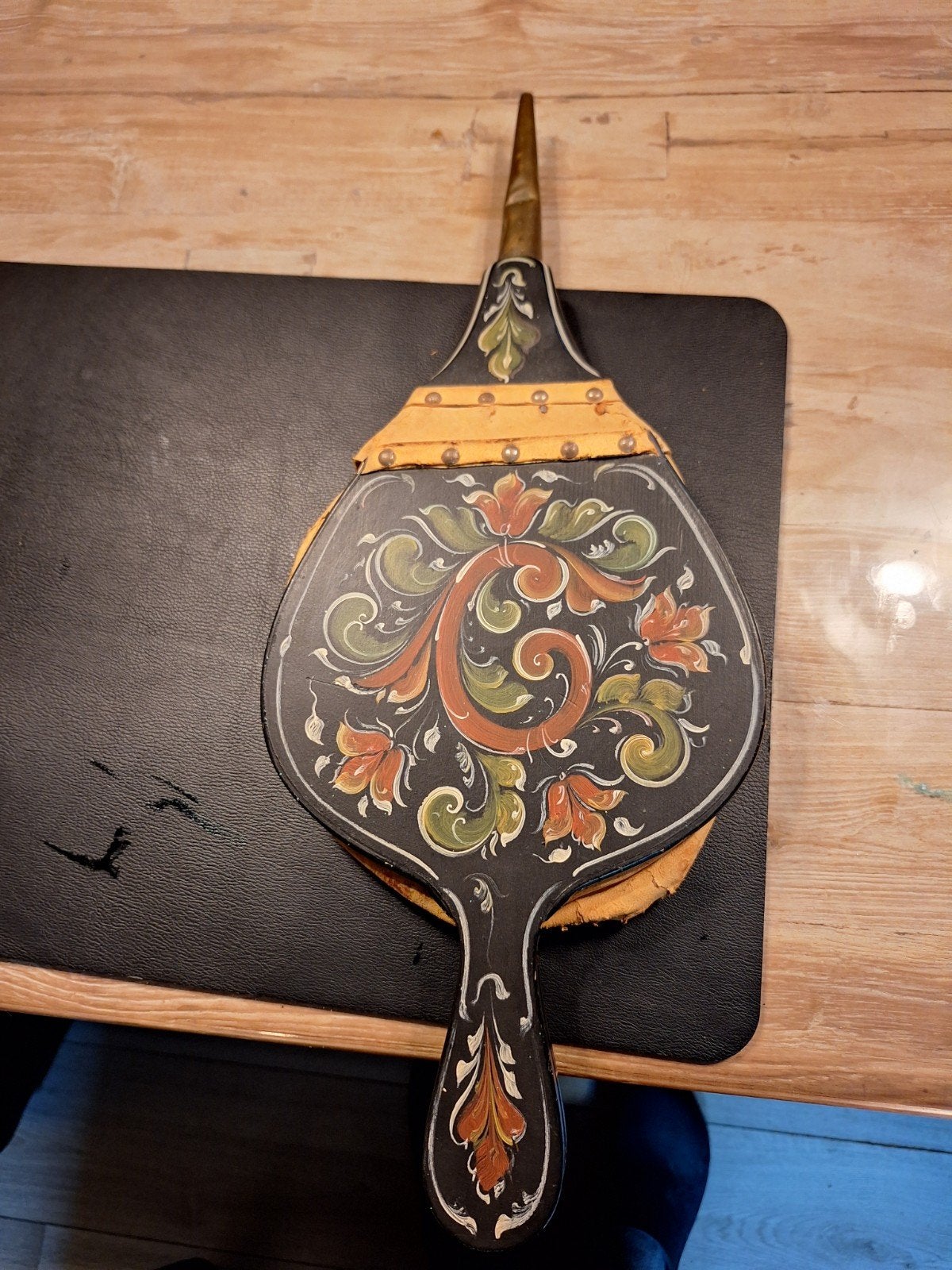 Blaasbalg, Antiek en Kunst, Ophalen, Rechthoekig, Minder dan 50 cm