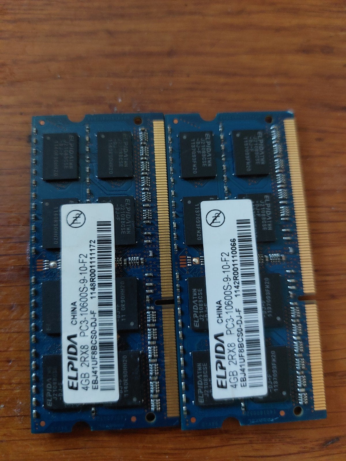 Elpida 4GB DDR3 RAM Geheugen (2x 4GB) op halen, Computers en Software, RAM geheugen, Gebruikt, DDR3, Ophalen of Verzenden, Laptop