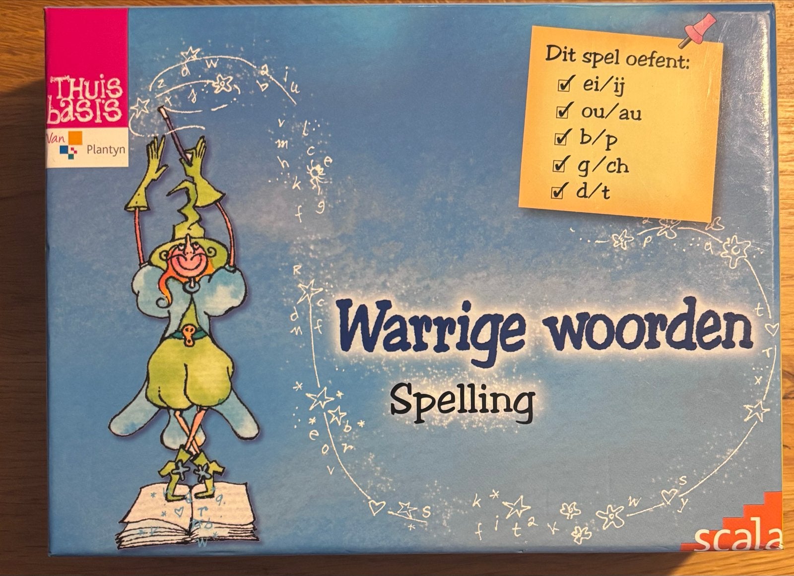 Warrige Woorden Spelling - Educatief Kwintetspel, Een of twee spelers, Ophalen of Verzenden, Zo goed als nieuw