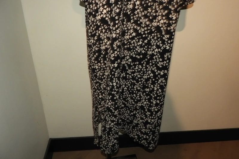 Baum und Pferdgarten zwarte maxi dress witte bloemen print M, Kleding | Dames, Maat 38/40 (M), Baum und Pferdgarten, Zo goed als nieuw