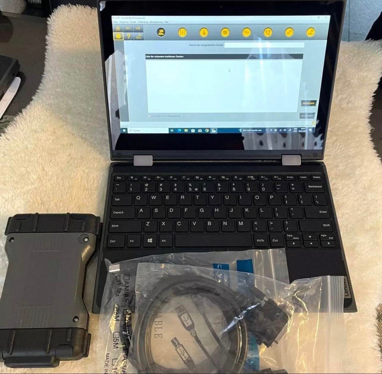 Renault Dacia Diagnoseapparaat Can Clip VCI & laptop, Auto diversen, Autogereedschap, Ophalen of Verzenden